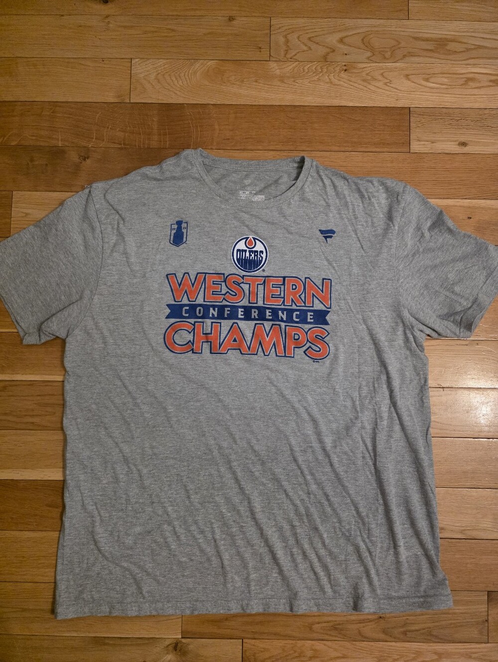 Edmonton Oilers 2024 Western Conference Champs Tshirt - Size XXL